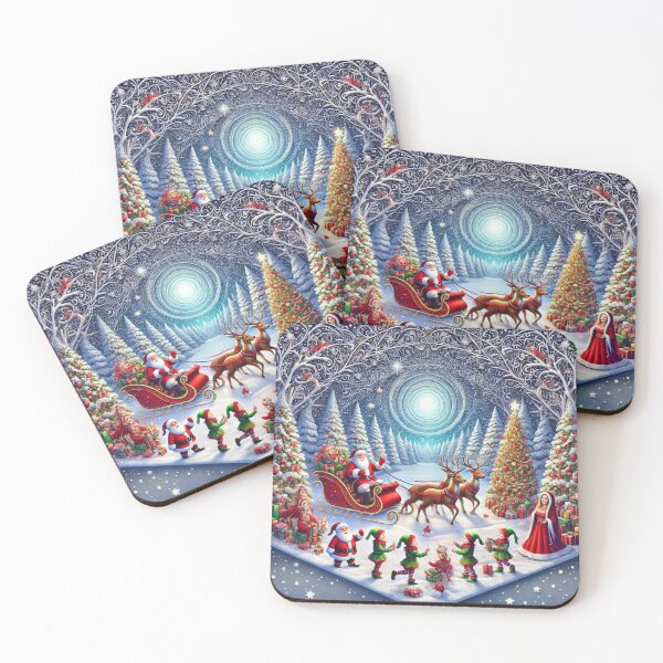Item preview, AI-Enhanced Infinite 3-D Christmas Wonderland: Santa's Magical Journey designed and sold by Meta2Physical.