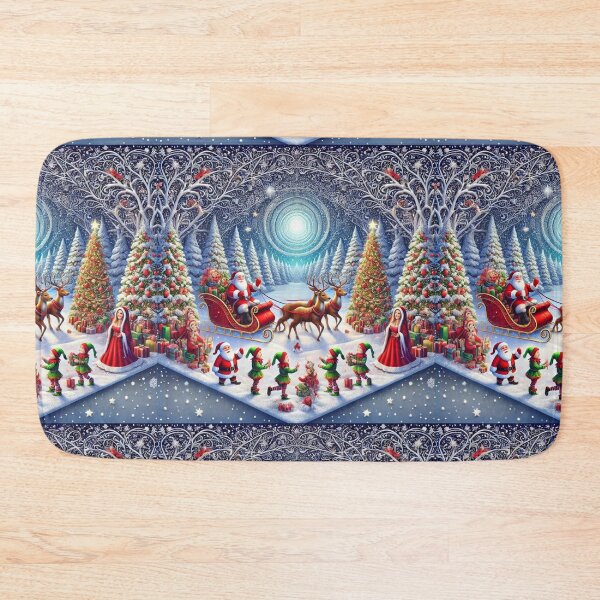 Item preview, AI-Enhanced Infinite 3-D Christmas Wonderland: Santa's Magical Journey designed and sold by Meta2Physical.