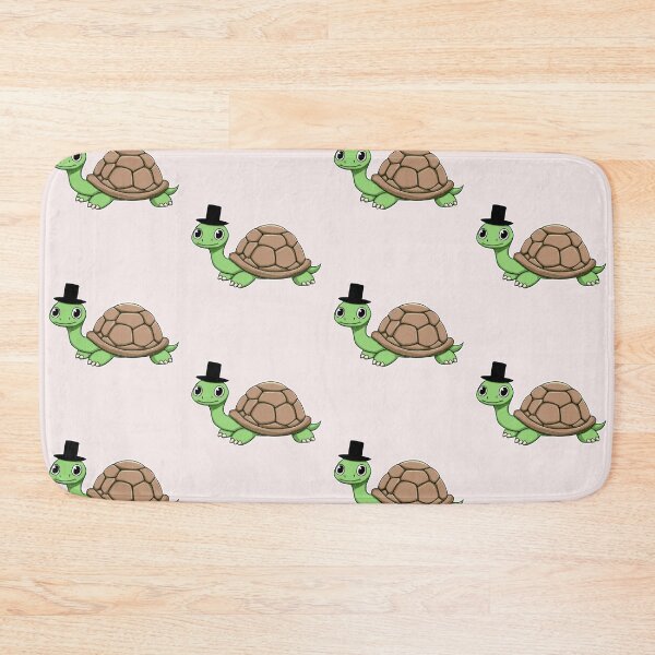 Item preview, Smiling Turtle with Hat designed and sold by Rawecz Studio.