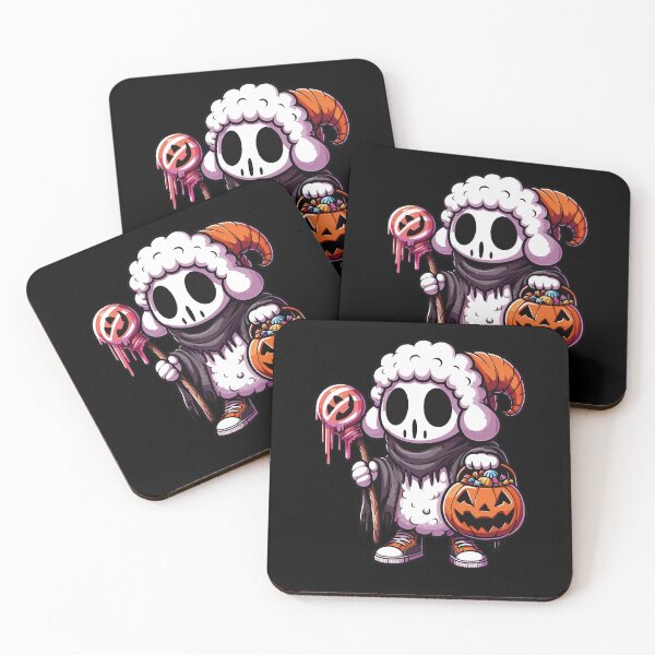 Item preview, Sheep Scary Halloween Ghost Spooky Pumpkin Candy designed and sold by Artistoos.