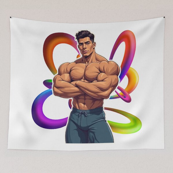 Item preview, New Series: Bodybuilder Sticker #40 designed and sold by ForeverPrintsOK.