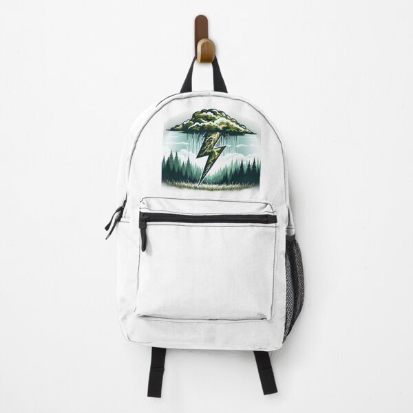 Item preview, Camouflage Patterned Lightning Bolt,Cloud designed and sold by deniz kaya.