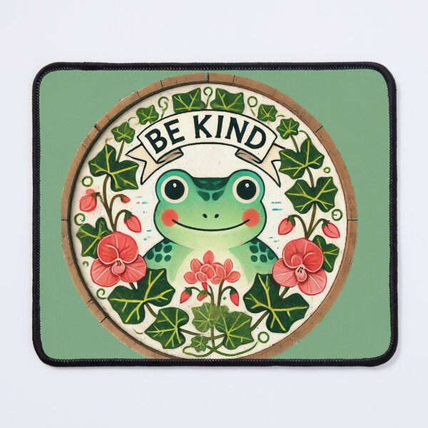 Item preview, Be Kind Frog designed and sold by FrictionMaxxing.