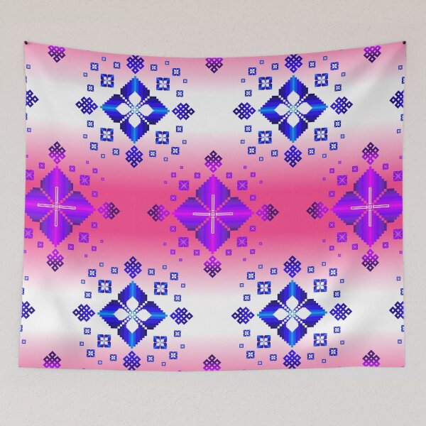 Item preview, Orchid ethnic modern fabric pattern designed and sold by _Patternique_.