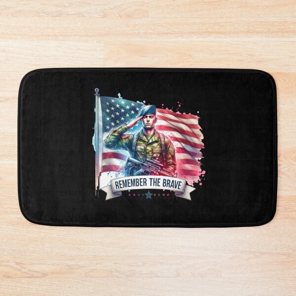 Item preview, "Saluting Our Heroes – Remember the Brave" designed and sold by artedigital99.