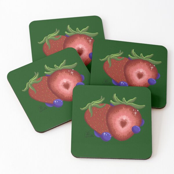 Item preview, Strawberries and Blueberries designed and sold by namedropper.