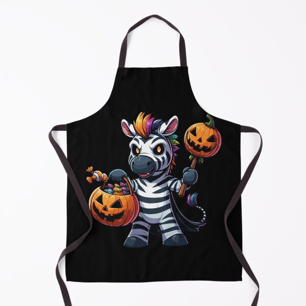 Item preview, Zebra Scary Halloween Ghost Spooky Pumpkin Candy designed and sold by Artistoos.