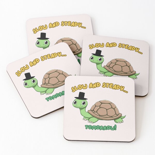 Item preview, Procrastinating Turtle - Slow and Steady… Tomorrow! designed and sold by Rawecz Studio.