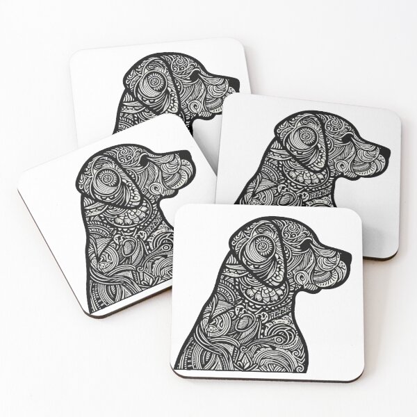 Item preview, Intricate Dog Silhouette designed and sold by Mjonkey.