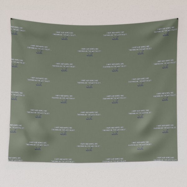 Item preview, I hope our names are touching on the watch list - rabbit hole designed and sold by HomeFreewithMe.