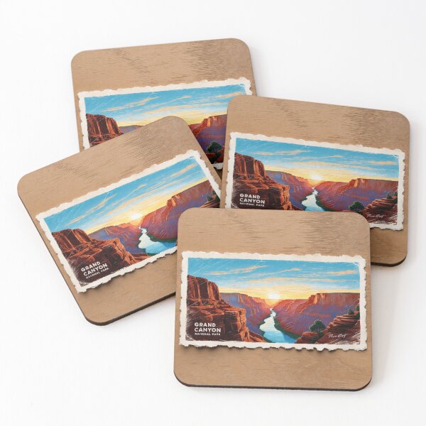 Item preview, Grand Canyon National Park Postcard Vintage Retro Travel designed and sold by TravelPostcardGems.