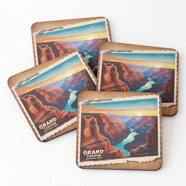 Item preview, Grand Canyon National Park Postcard Vintage Retro Travel designed and sold by TravelPostcardGems.
