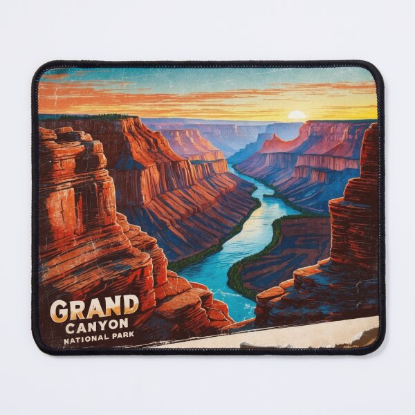 Item preview, Grand Canyon National Park Postcard Vintage Retro Travel designed and sold by TravelPostcardGems.