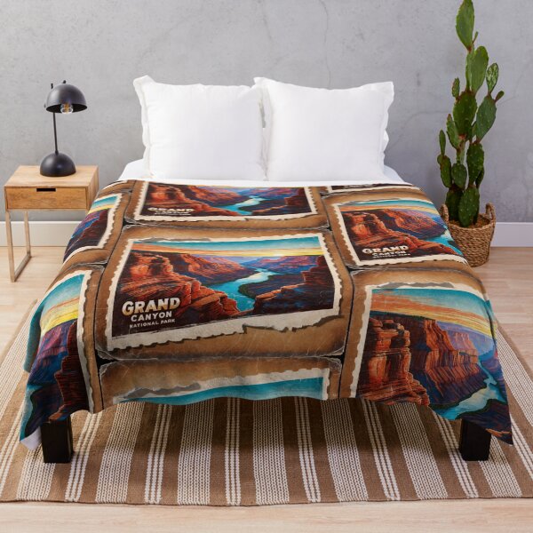Item preview, Grand Canyon National Park Postcard Vintage Retro Travel designed and sold by TravelPostcardGems.