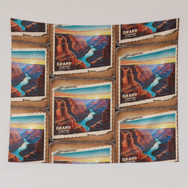 Item preview, Grand Canyon National Park Postcard Vintage Retro Travel designed and sold by TravelPostcardGems.