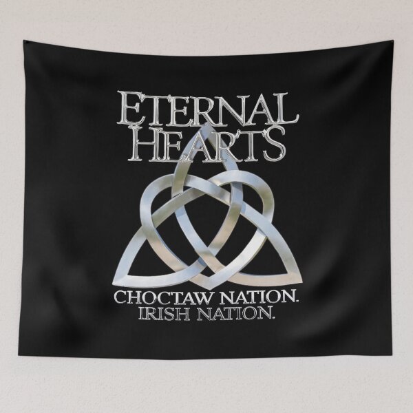 Item preview, Choctaw Nation and Irish Nation Eternal Hearts designed and sold by REAL IRISH GIFTS.