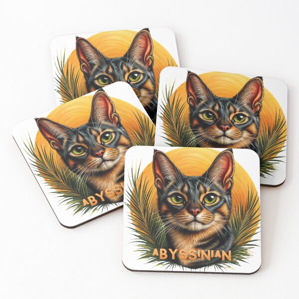 Item preview, Poster Prints T-Shirt Design - Cat Breeds: Abyssinian  designed and sold by ForeverPrintsOK.