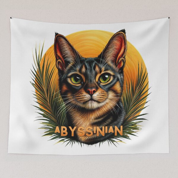 Item preview, Poster Prints T-Shirt Design - Cat Breeds: Abyssinian  designed and sold by ForeverPrintsOK.