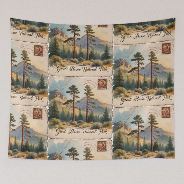 Item preview, Great Basin National Park Postcard Vintage Retro Travel designed and sold by TravelPostcardGems.