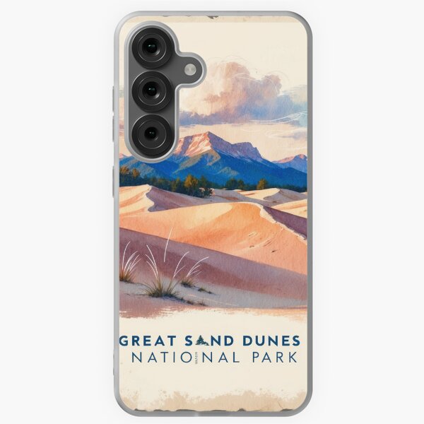 Item preview, Great Sand Dunes National Park Postcard Vintage Retro Travel designed and sold by TravelPostcardGems.
