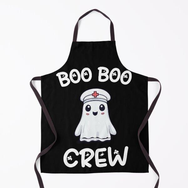 Item preview, Boo Boo Crew Nurse Ghost Halloween Medical Doctor designed and sold by Quirky Shirts.
