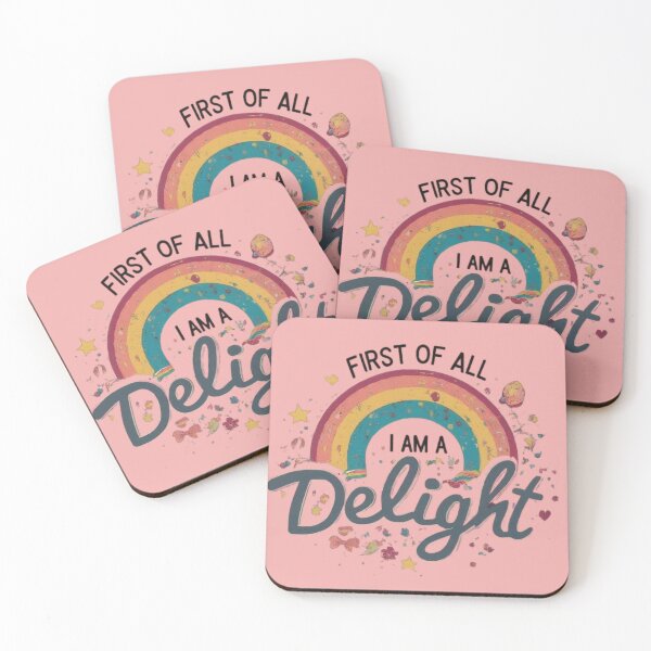 Item preview, First Of All I Am A Delight Whimsical Words designed and sold by Satyamshop76.