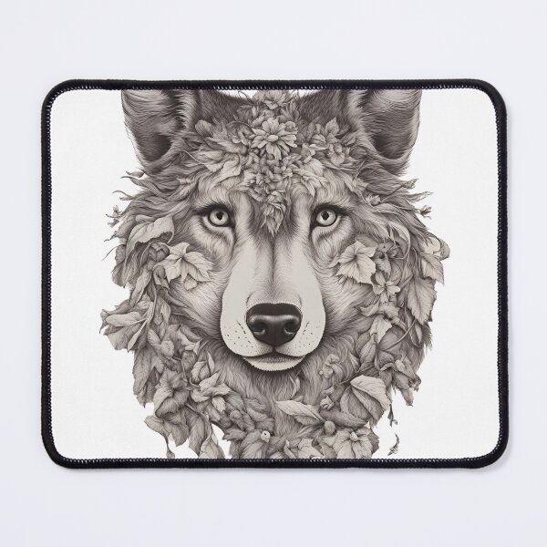 Item preview, A mysterious gray wolf designed and sold by katgosnice.