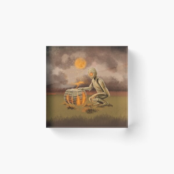 Item preview, Robotic Halloween Painting designed and sold by AK-Hevonen.