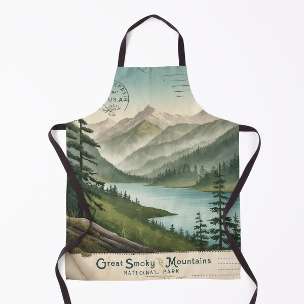 Item preview, Great Smoky Mountains National Park Postcard Vintage Retro Travel designed and sold by TravelPostcardGems.