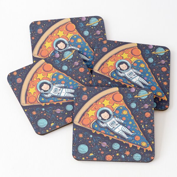 Item preview, Pizza and Spaceman  designed and sold by rhashhab.