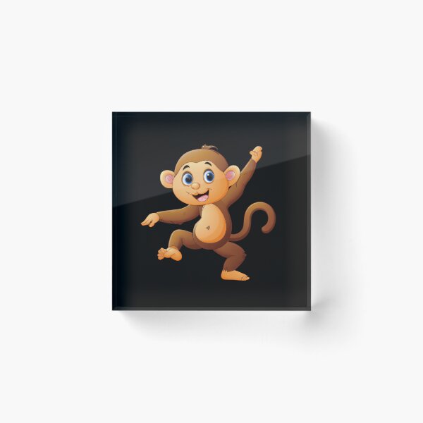 Item preview, Cute Happy Dancing Monkey designed and sold by MarieSusan.