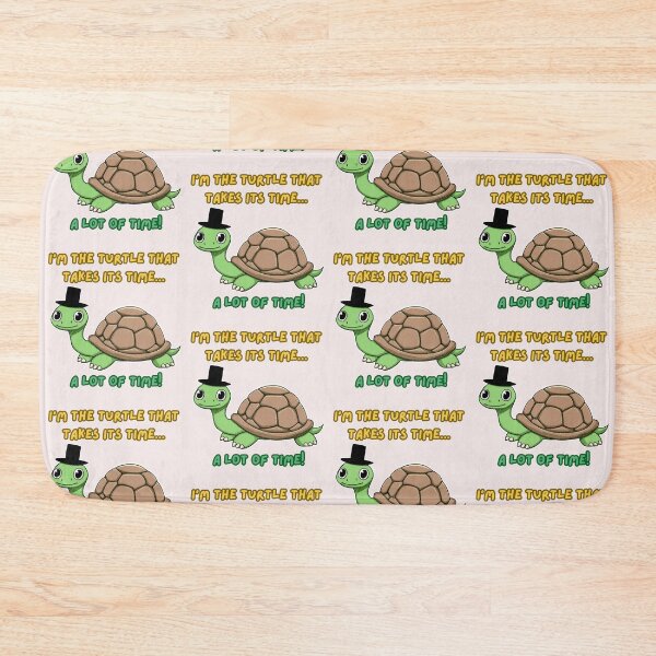 Item preview, Procrastinating Turtle - I’m the turtle that takes its time… a lot of time designed and sold by Rawecz Studio.