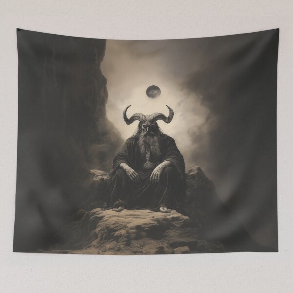 Item preview, Brujo demonio designed and sold by CursedbyLilith.