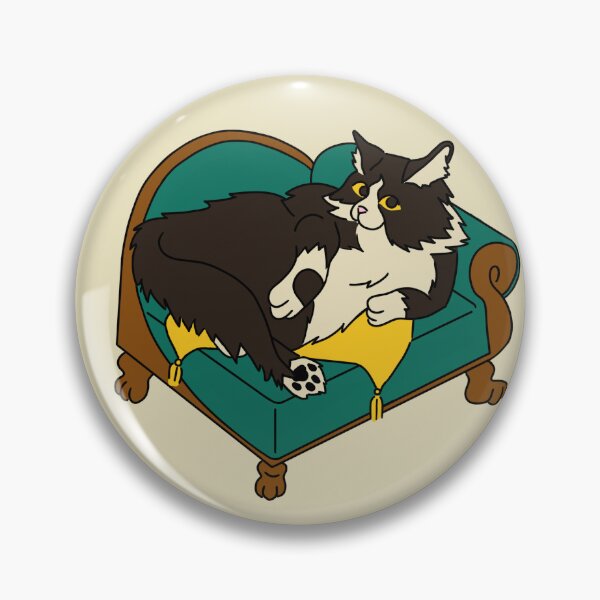Item preview, Tuxedo Cat Lounging designed and sold by Oilvla.
