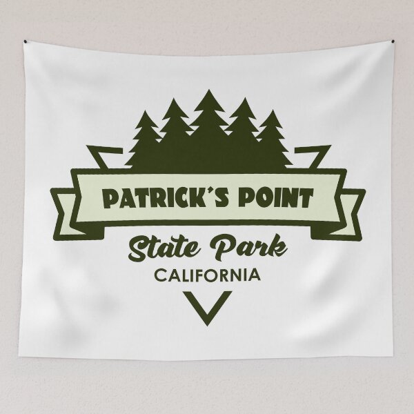 Item preview, Patrick's Point State Park California Trees And Ribbon designed and sold by bivenart.