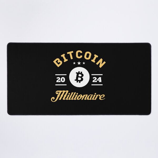Item preview, bitcoin 2024 millionaire golden design designed and sold by Bitcoinomnis.