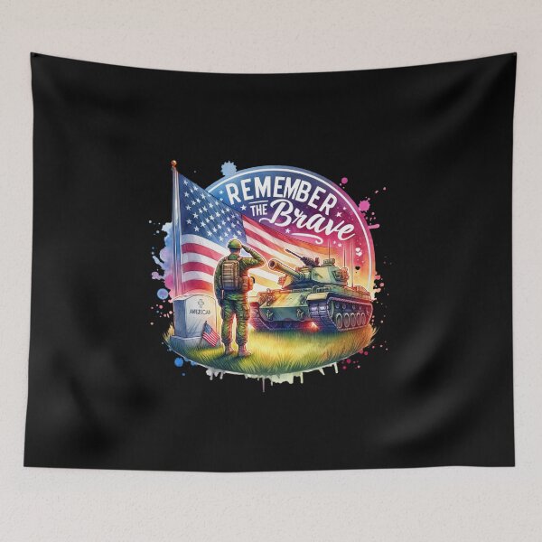 Item preview, Saluting Our Heroes – Remember the Brave designed and sold by artedigital99.