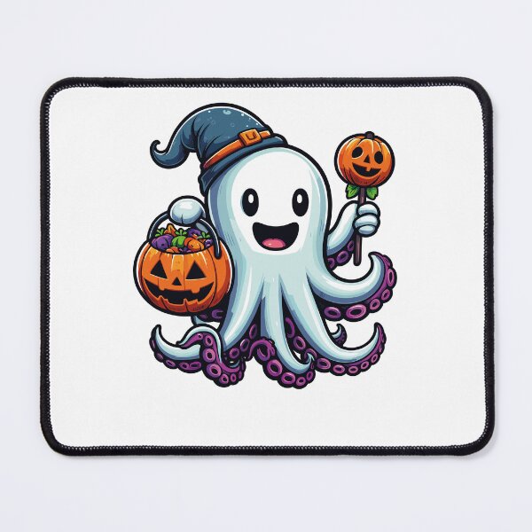 Item preview, Octopus Scary Halloween Ghost Spooky Pumpkin Candy designed and sold by Artistoos.