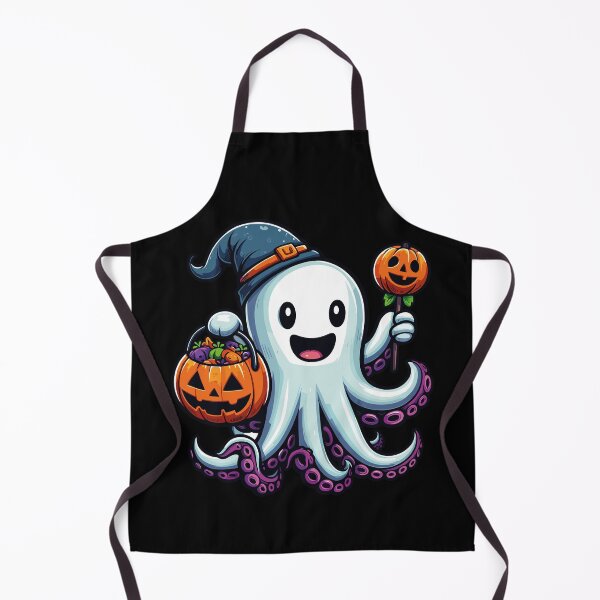 Item preview, Octopus Scary Halloween Ghost Spooky Pumpkin Candy designed and sold by Artistoos.