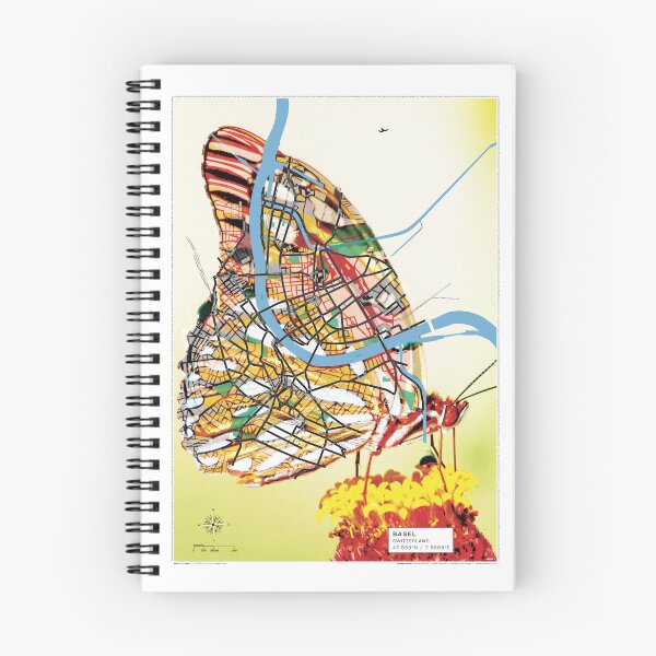 Item preview, SUMMER BIRD | Basel city map artwork designed and sold by procreaction.