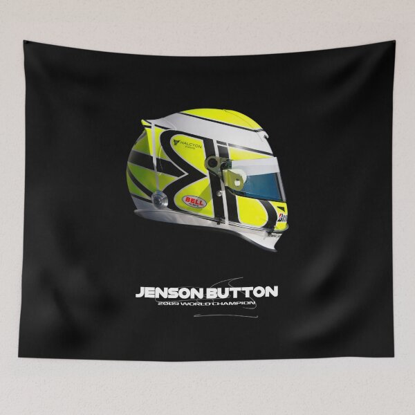 Item preview, Button / Brawn GP 2009 Helmet (F1 Legends) designed and sold by The Armorsmith.