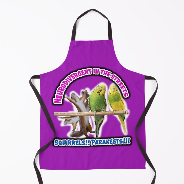 Item preview, Neurodivergent in streets squirrels parakeets designed and sold by reallypathetic.
