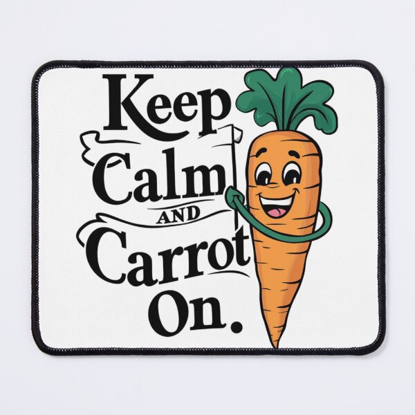 Item preview, Keep Calm and Carrot On Design designed and sold by MrHStudio.