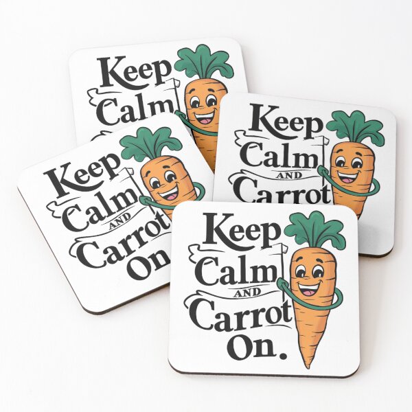 Item preview, Keep Calm and Carrot On Design designed and sold by MrHStudio.
