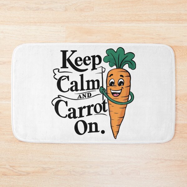 Item preview, Keep Calm and Carrot On Design designed and sold by MrHStudio.
