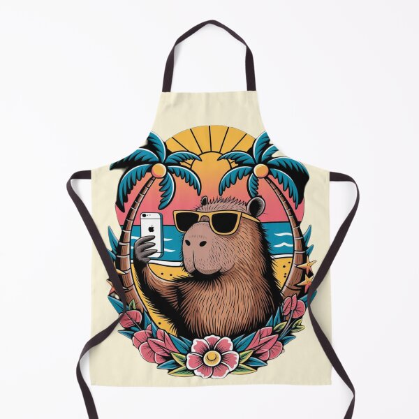 Item preview, Capybara on the beach designed and sold by YoungMind95.