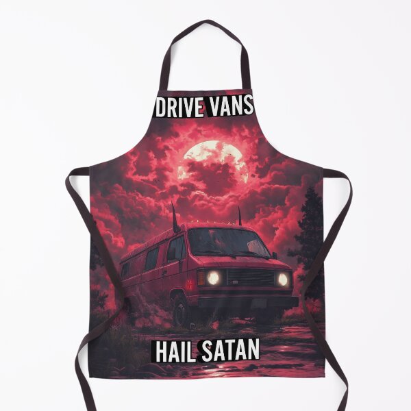 Item preview, DRIVE VANS HAIL SATAN designed and sold by CursedbyLilith.