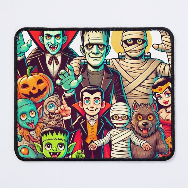 Item preview, Friendly Classic Monsters designed and sold by Mjonkey.