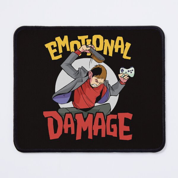 Item preview, Angry Gamer Moments Emotional Damage from Gaming Challenges designed and sold by DrawHandArt.