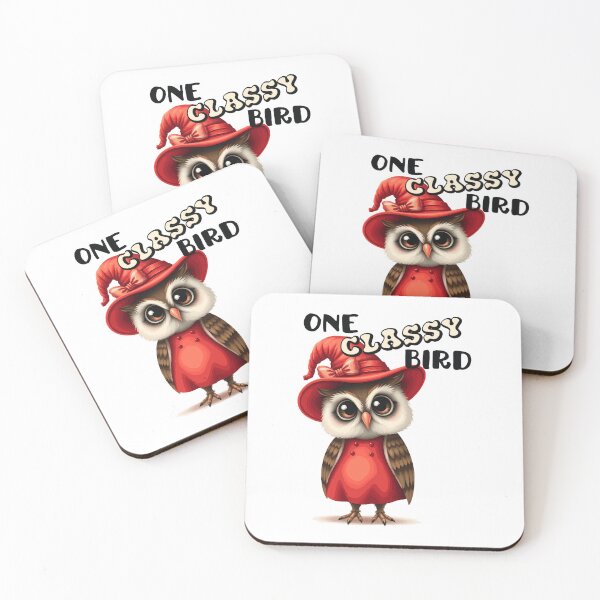 Item preview, One classy bird, owl lover gift designed and sold by Lolly's Lane Shoppe.